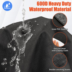 iCOVER BBQ Grill Cover laid flat on a grill