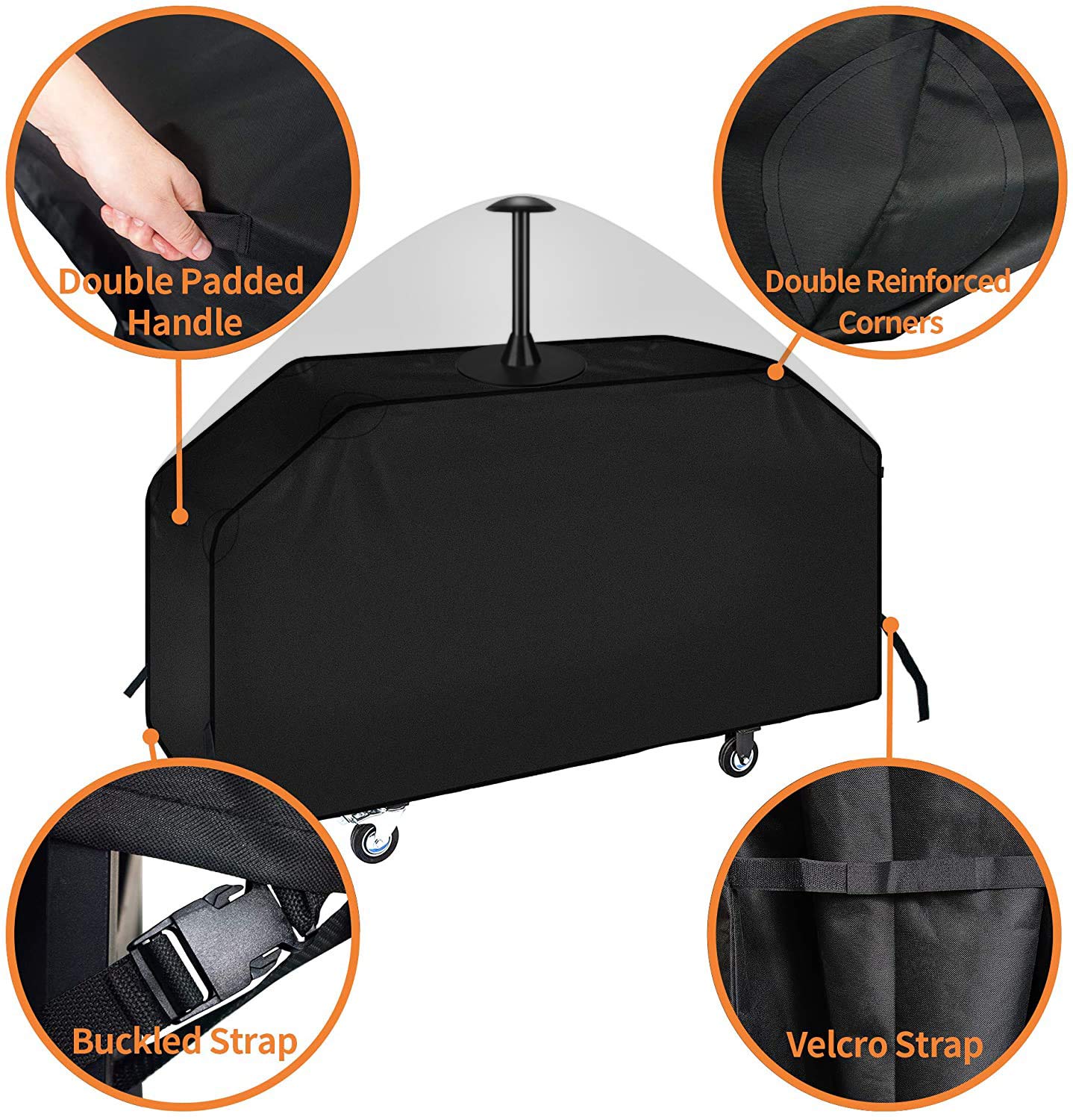iCOVER Griddle Cover showing waterproof fabric