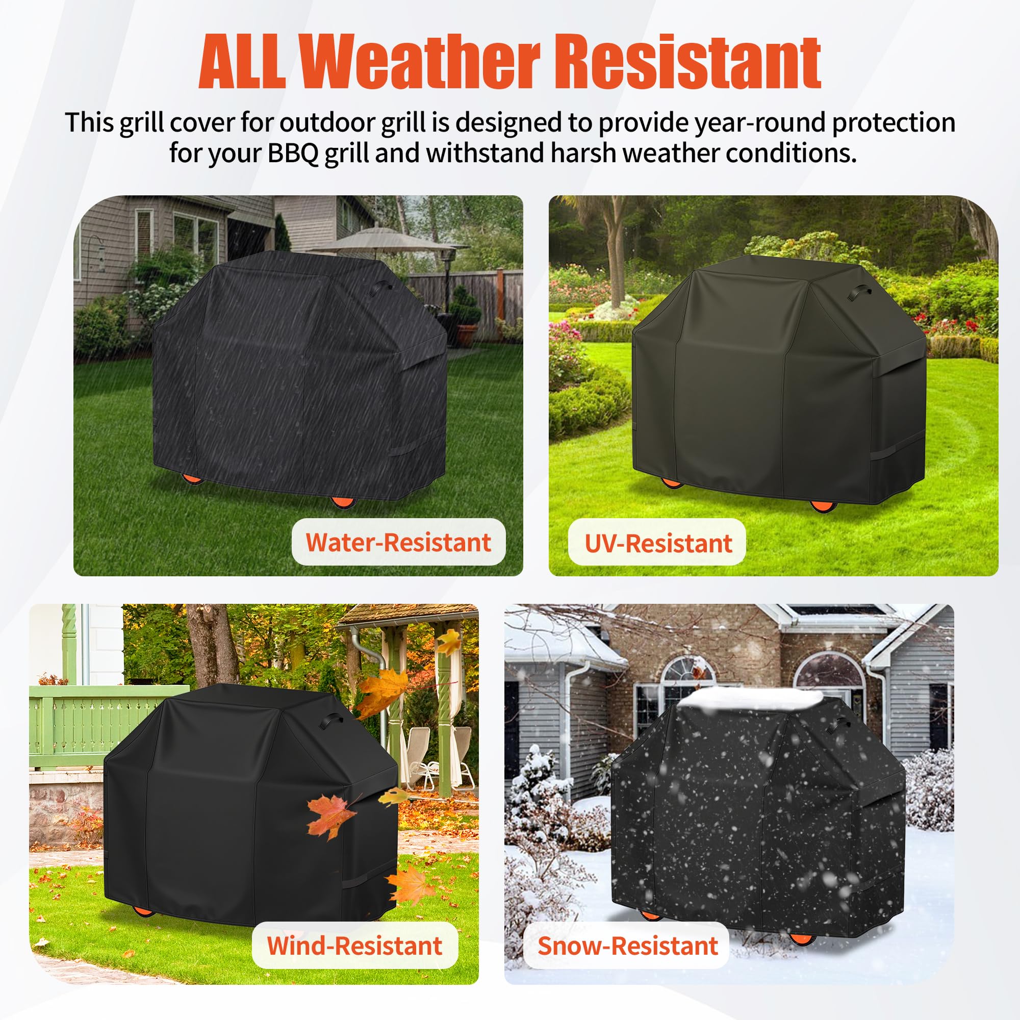 iCOVER Grill Cover 75 inch laying flat on a surface