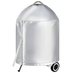 iCOVER Grill Cover for Weber 22 Inch Charcoal Kettle, front view