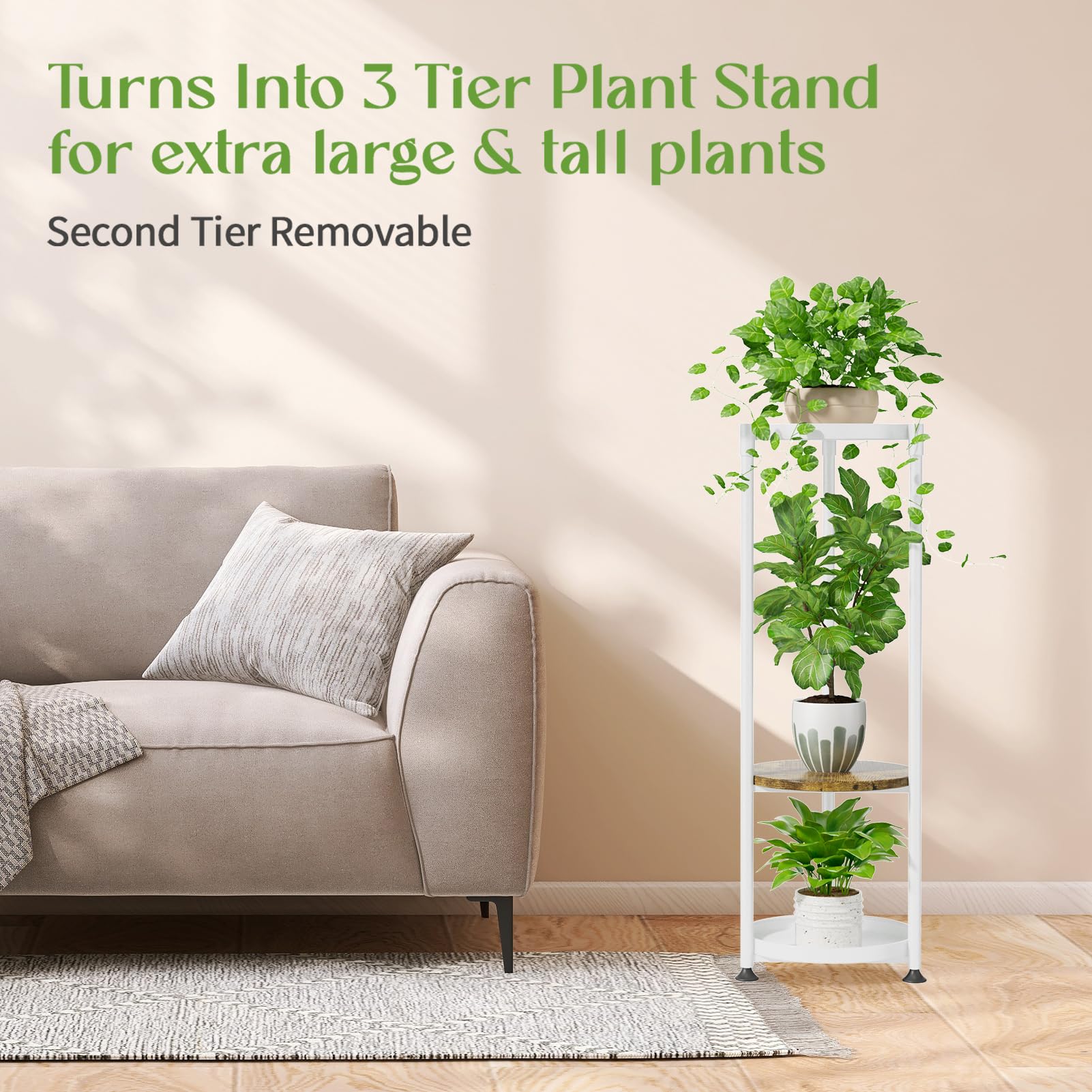 iDavosic.ly 4 Tier Corner Plant Stand assembly instructions