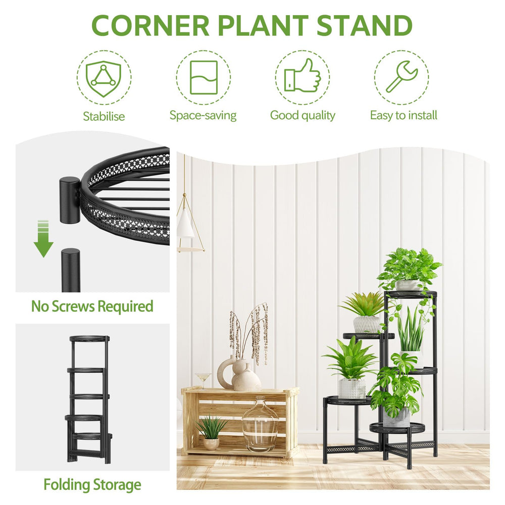iDavosic.ly 5 Tier Large Plant Stand assembly process