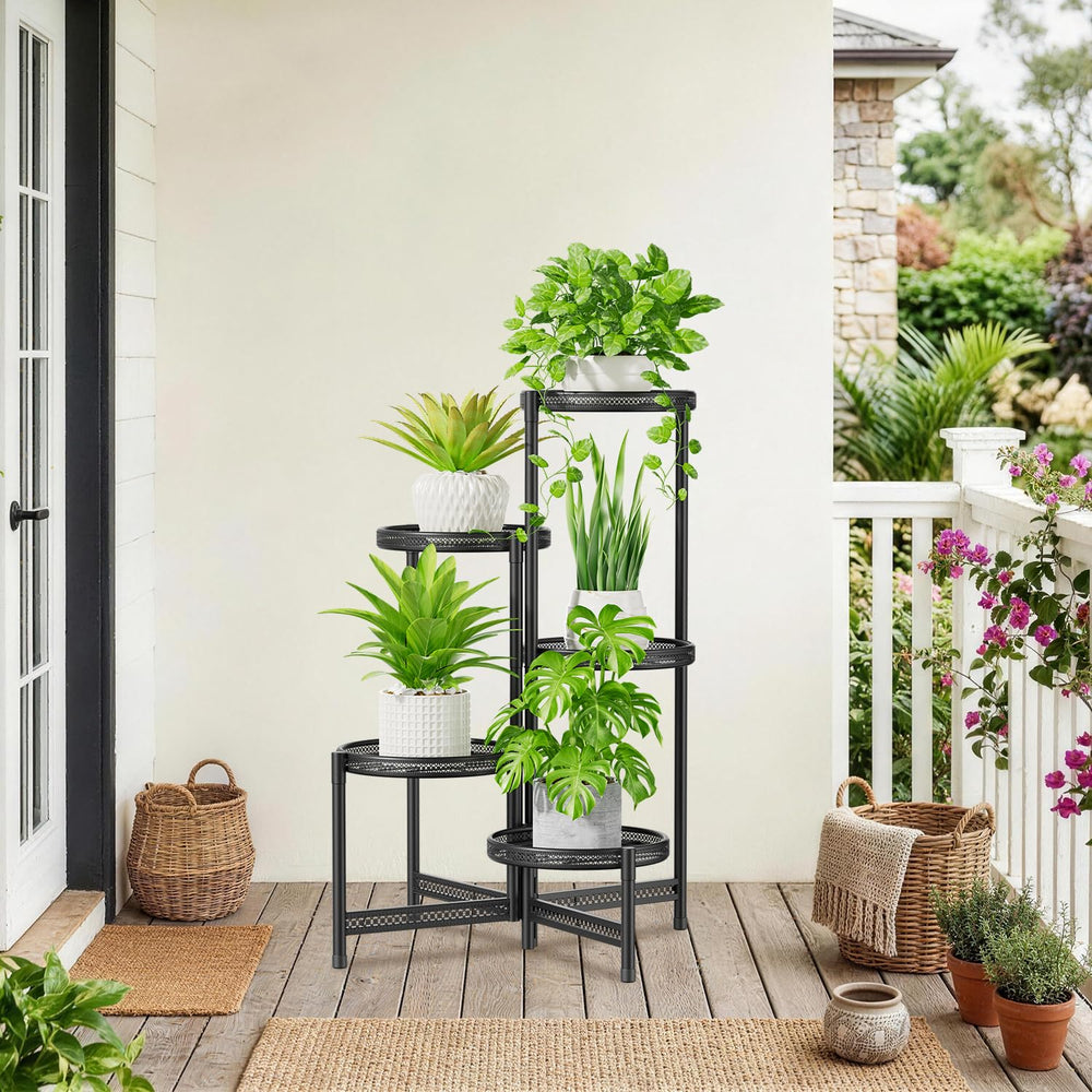 iDavosic.ly 5 Tier Large Plant Stand compact storage position