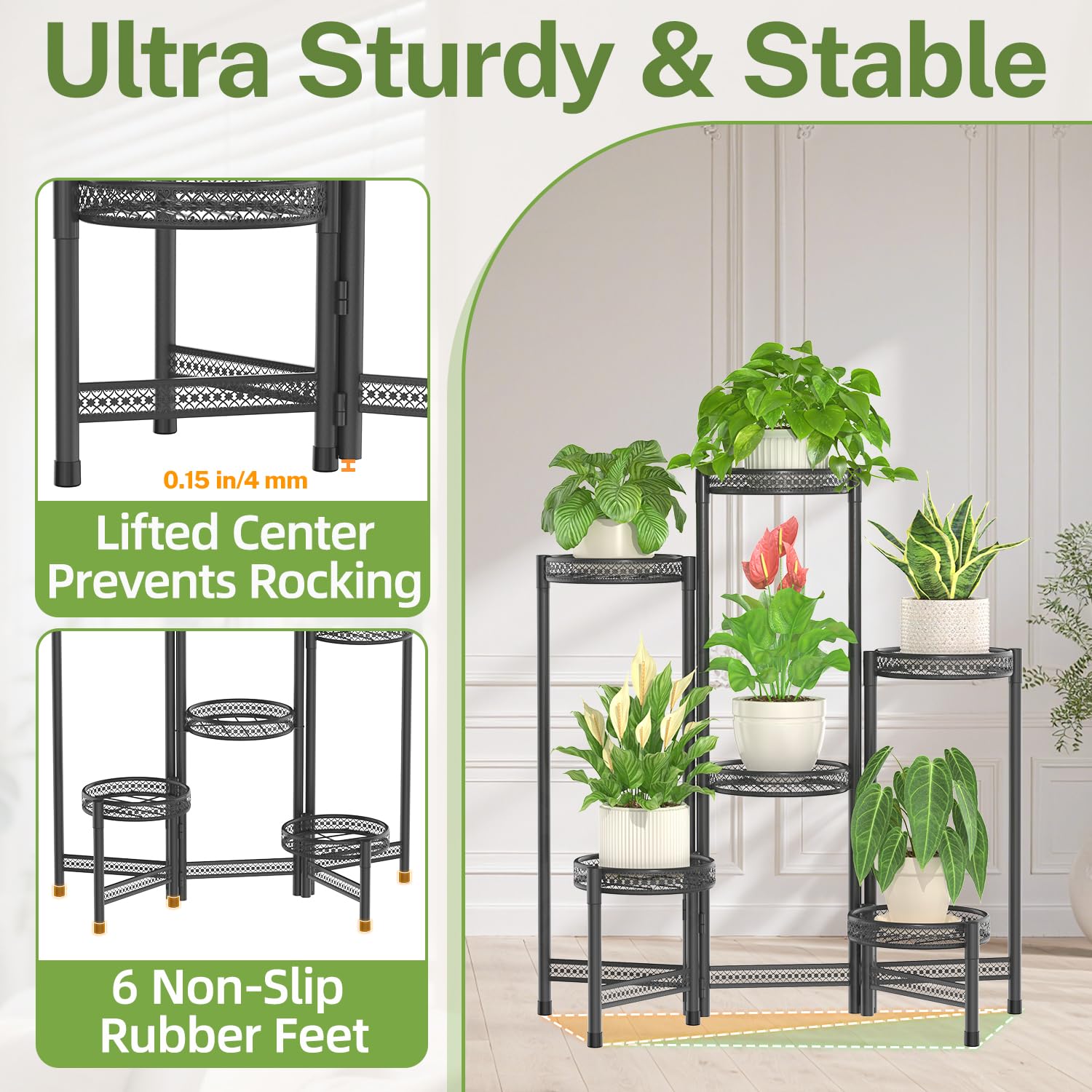 iDavosic.ly 6 Tier Plant Stand assembly manual