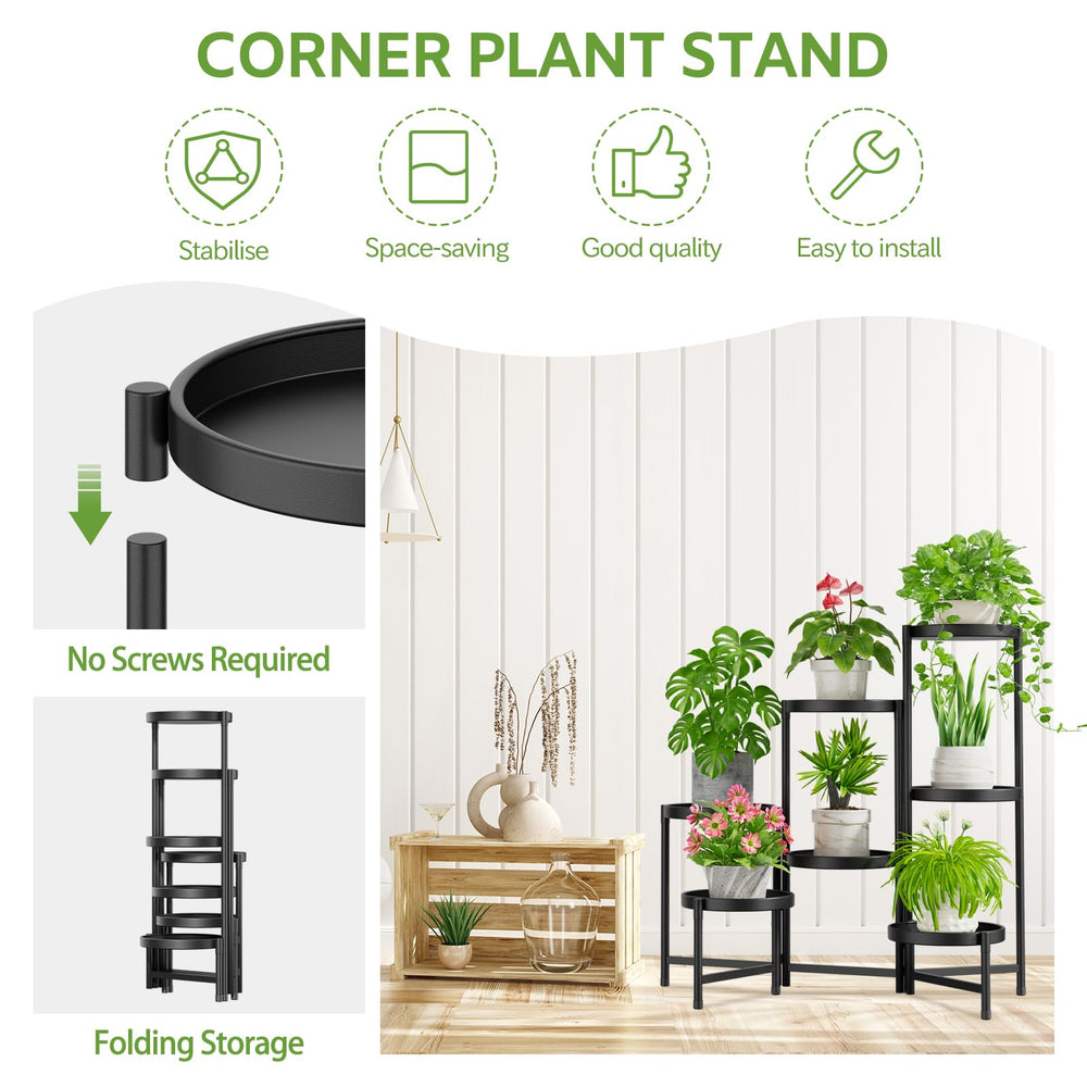 iDavosic.ly 7 Tier Plant Stand assembly process