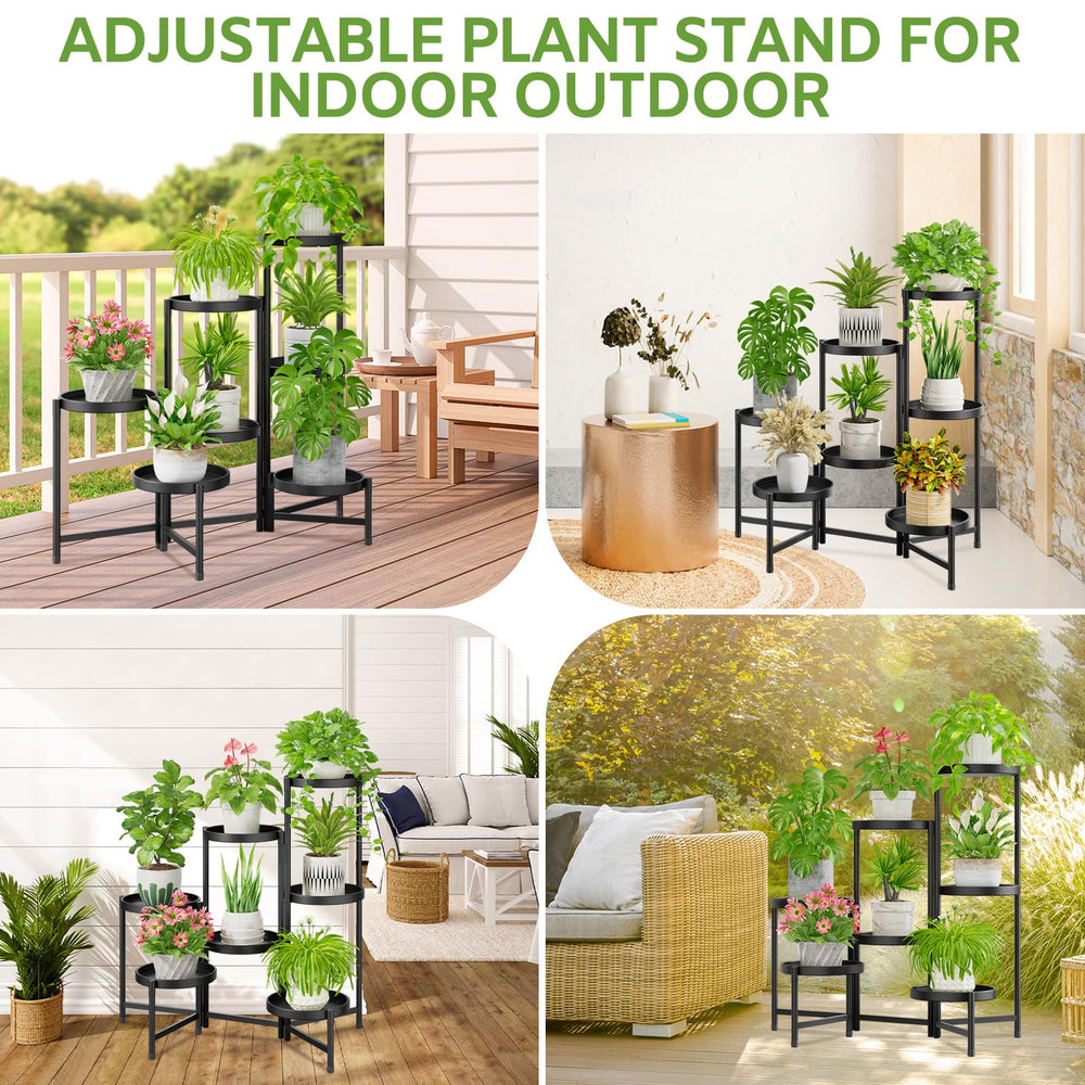 iDavosic.ly 7 Tier Plant Stand side view