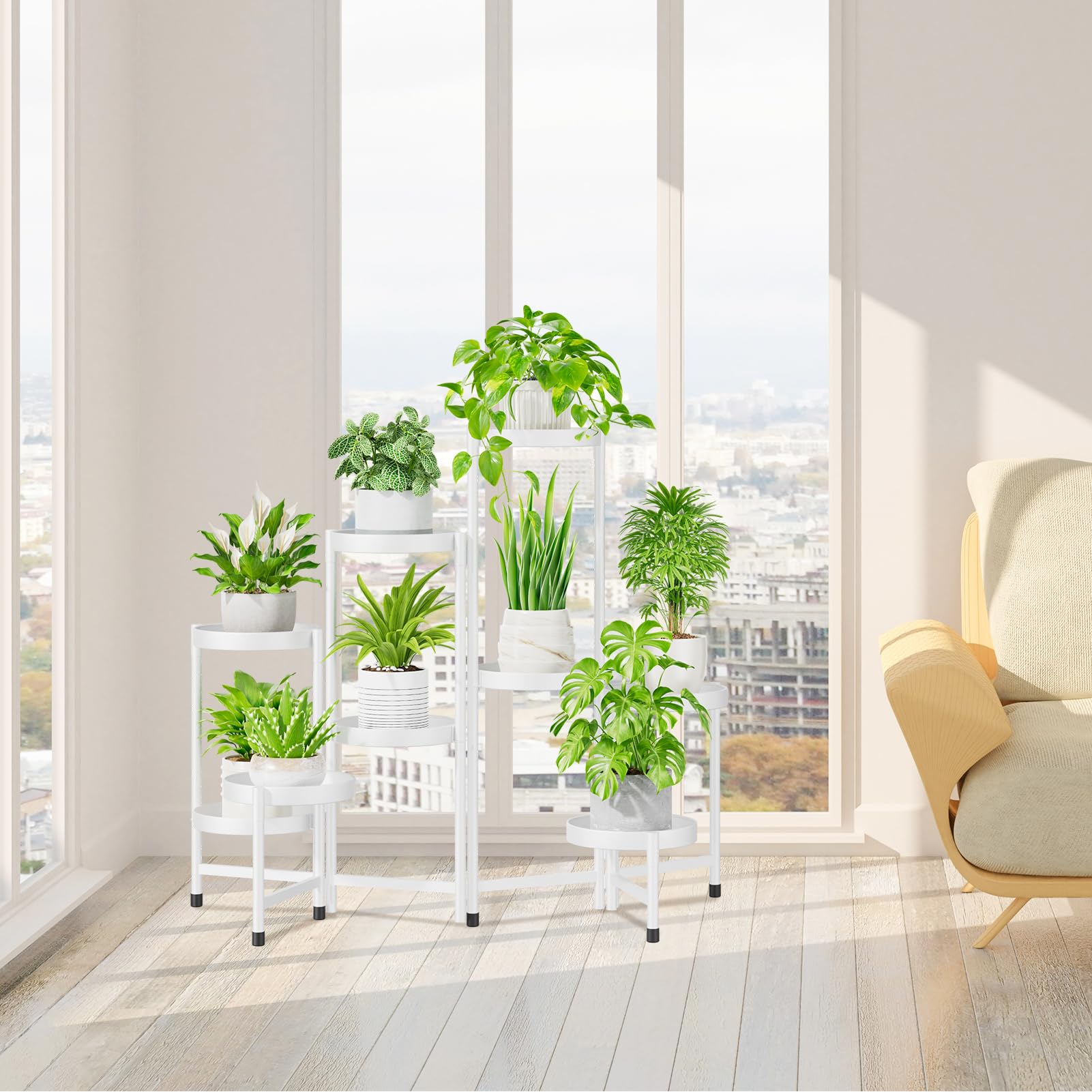 iDavosic.ly 9 Tier Plant Stand packaged for delivery