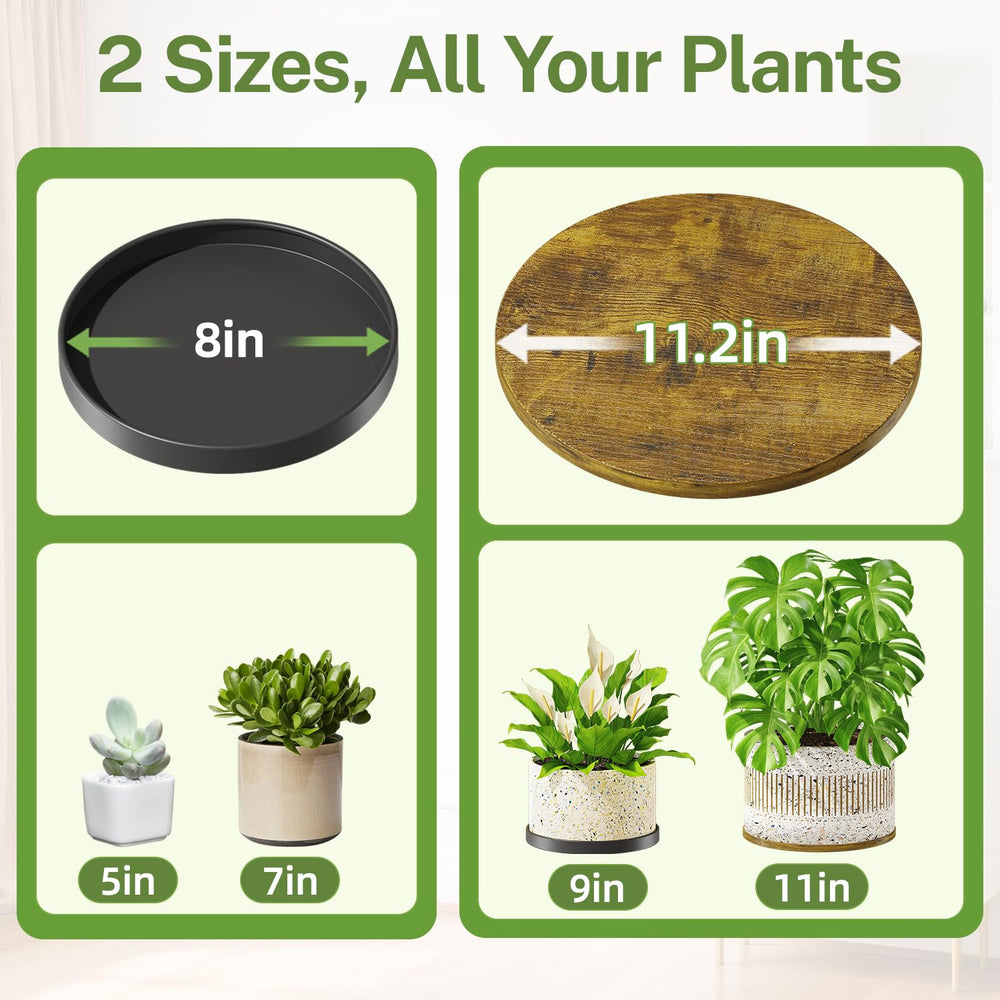 iDavosic.ly black plant stand with hook for hanging plants