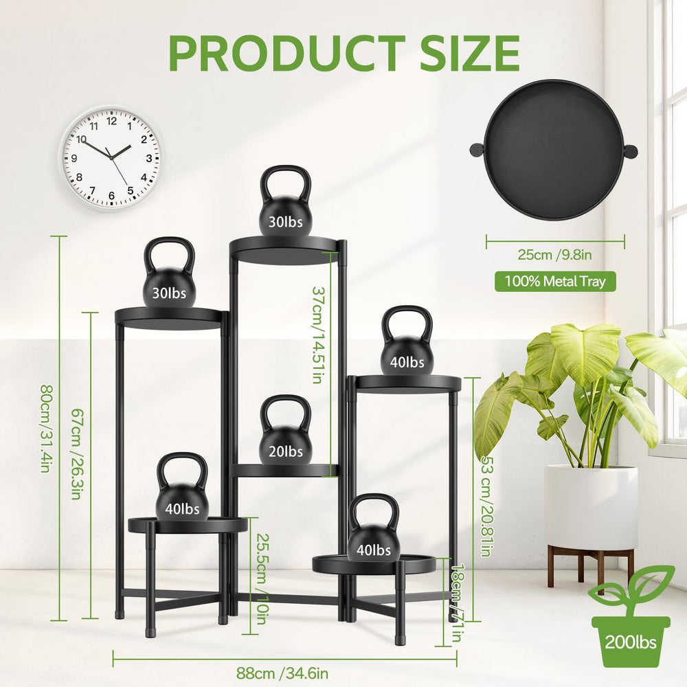 iDavosic.ly plant stand assembled and set up outdoors