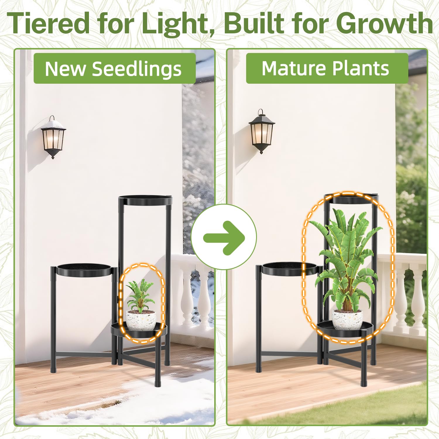 iDavosic.ly Plant Stand folded for storage