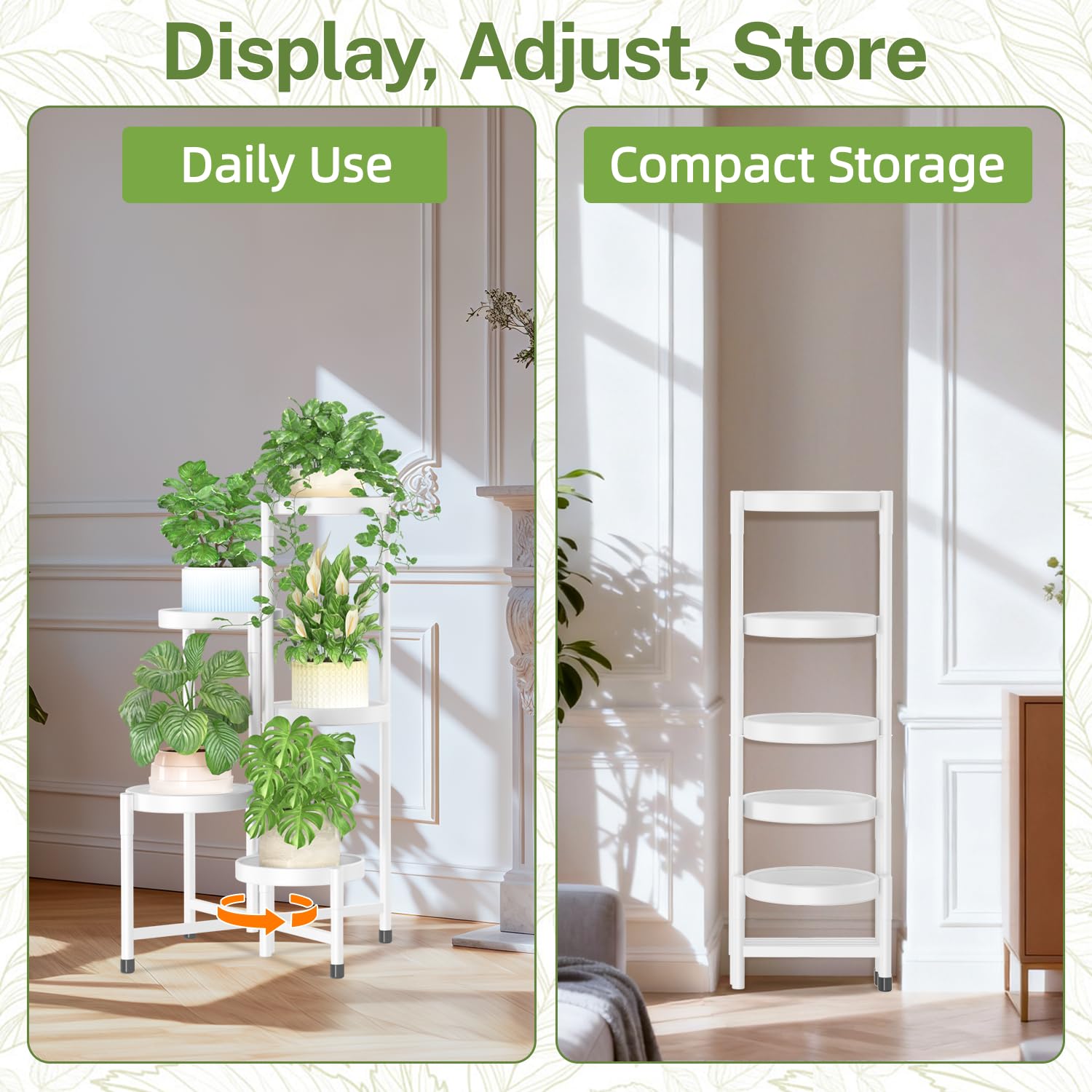 iDavosic.ly Plant Stand folded for storage