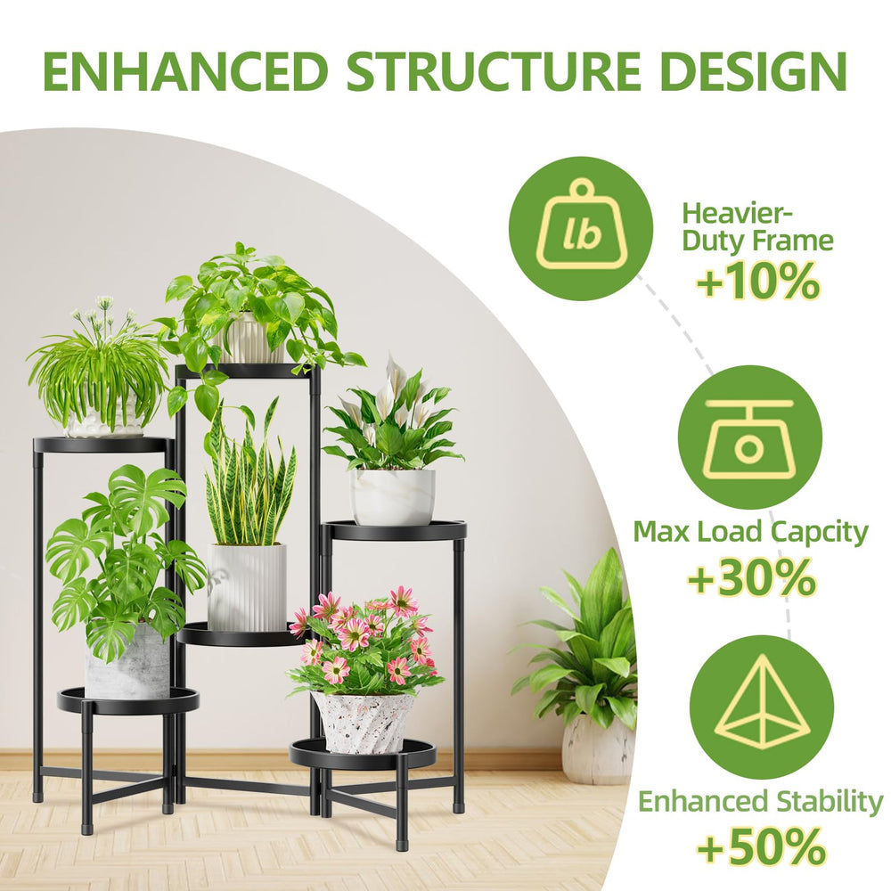 iDavosic.ly plant stand in a garden setting