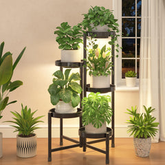 iDavosic.ly Plant Stand Indoor with Grow Lights, front view