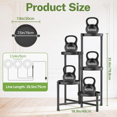 iDavosic.ly Plant Stand Indoor with plants displayed