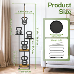 iDavosic.ly plant stand showing 11-inch wide trays
