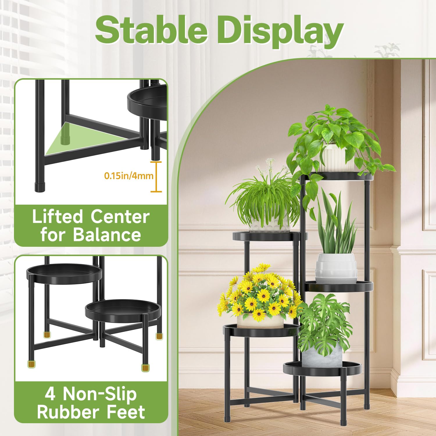 iDavosic.ly plant stand with grow light on