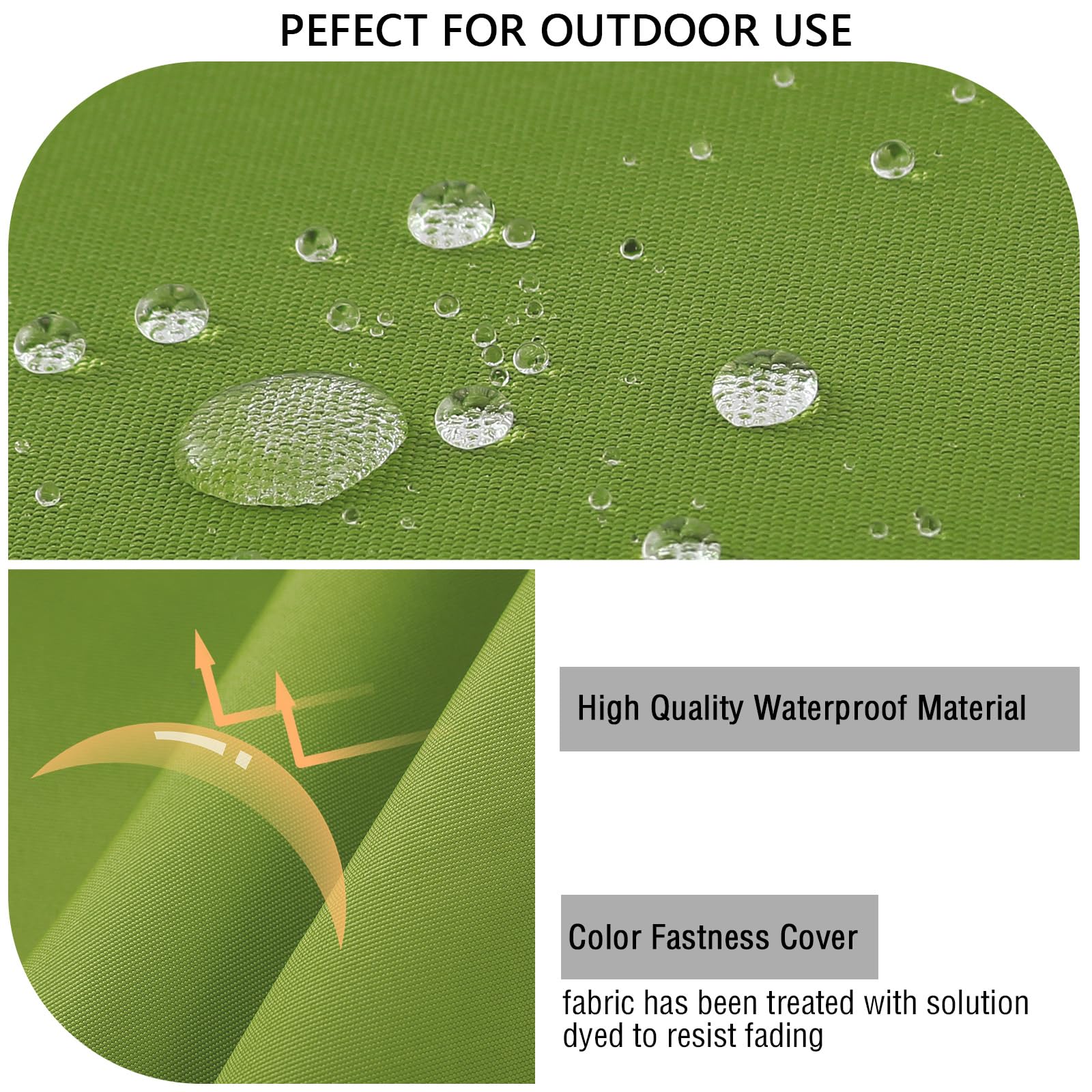 idee-home outdoor bench cushion close-up of zip