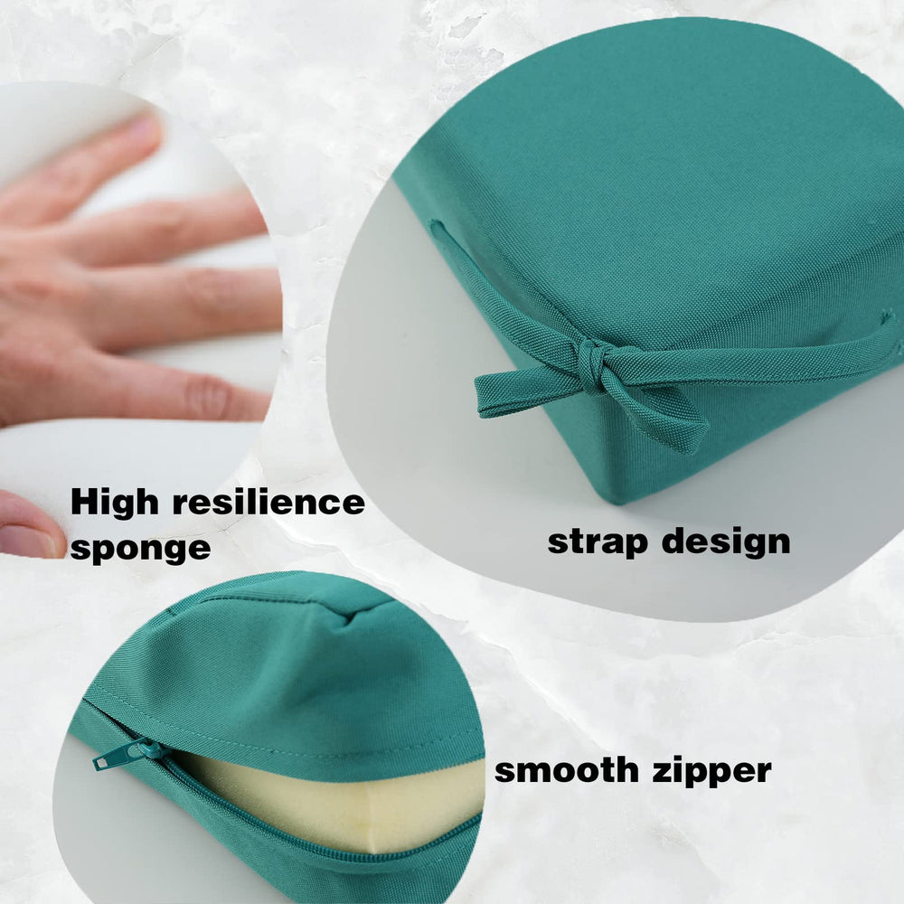 idee-home Outdoor Bench Cushion displayed on patio furniture