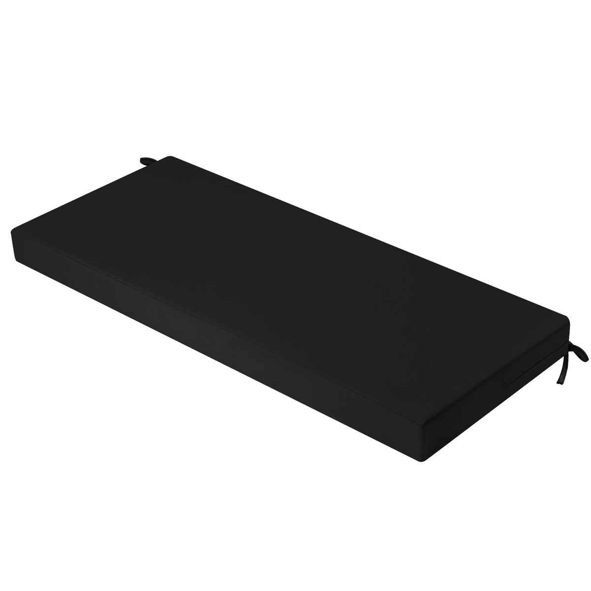 idee-home Outdoor Bench Cushion front view in black