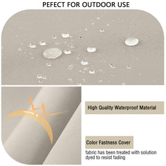 idee-home Outdoor Bench Cushion side view on outdoor furniture
