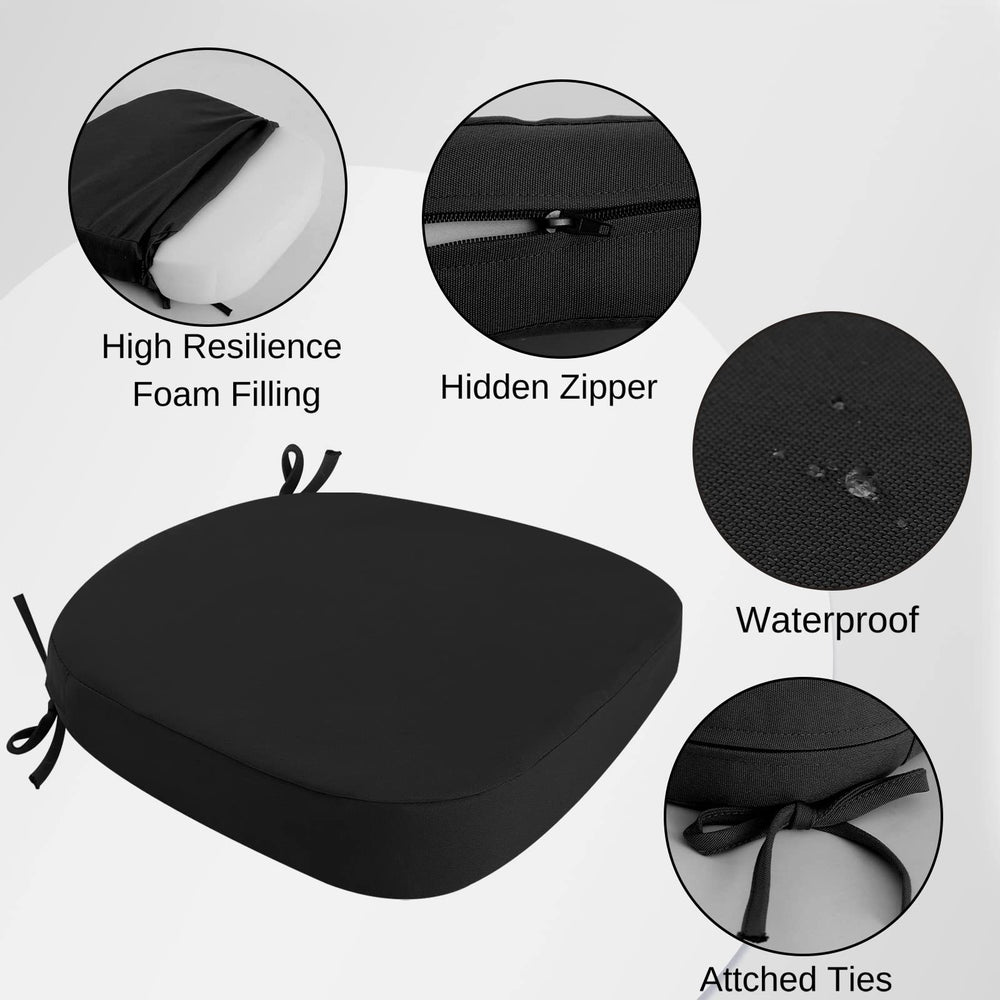 idee-home Outdoor Chair Cushion showing layered memory foam