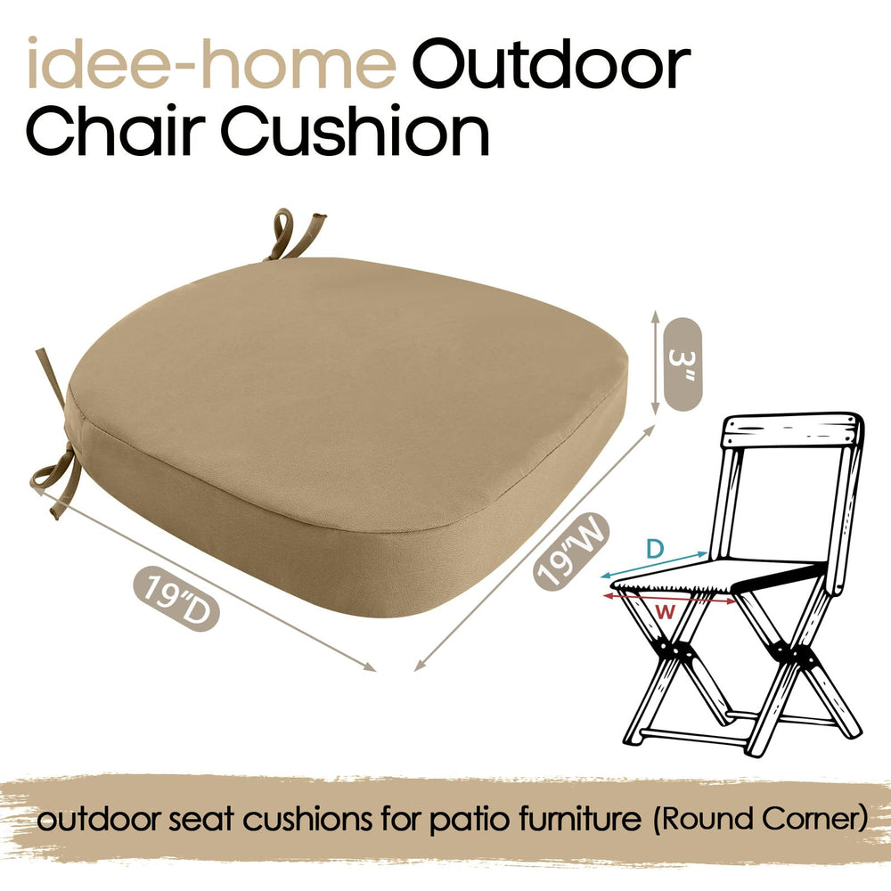 idee-home Outdoor Chair Cushions displaying vibrant colours