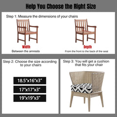 idee-home outdoor chair cushions on patio furniture