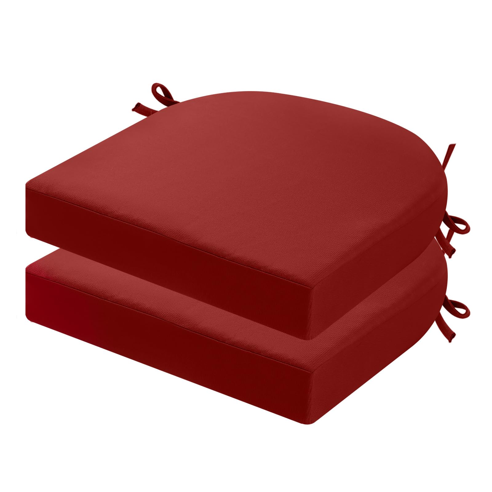 idee-home Outdoor Chair Cushions Set of 2 in B Spice colour