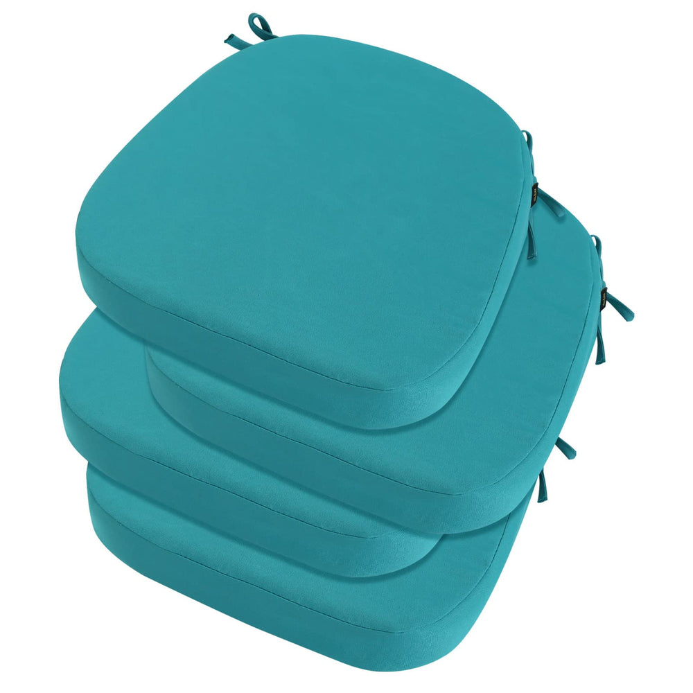 idee-home outdoor chair cushions set of 4 in peacock blue