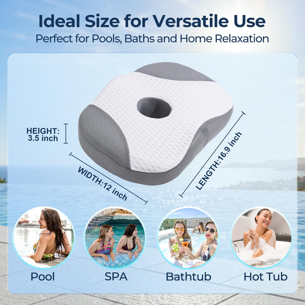 Idle Hippo Hot Tub support Seat packaging and details
