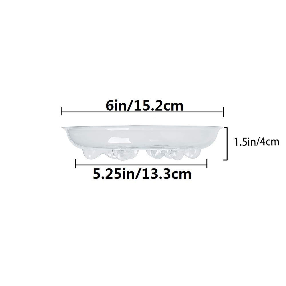 Idyllize 6 inch plant saucer showing thickness and durability