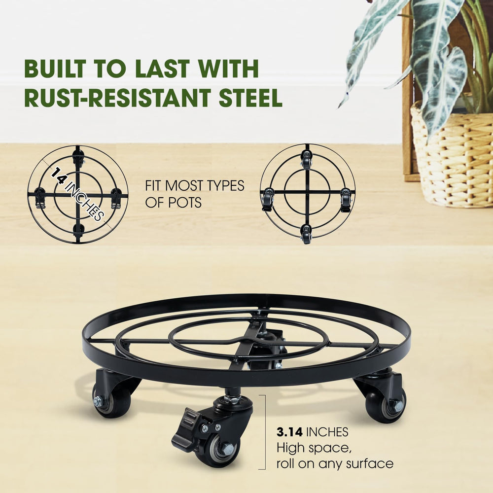 IDZO Lockable Heavy Duty Trolley top view showcasing its sturdy construction