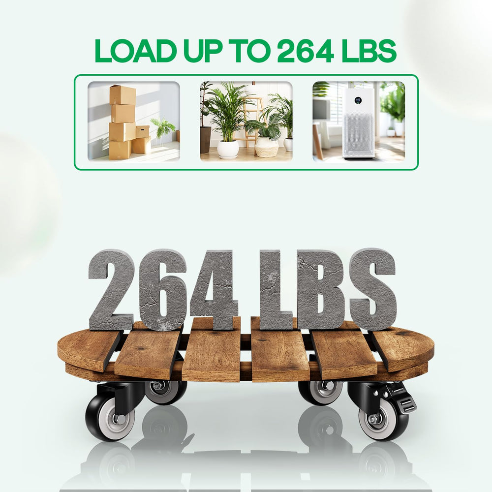 IDZO plant caddy moving a large potted tree