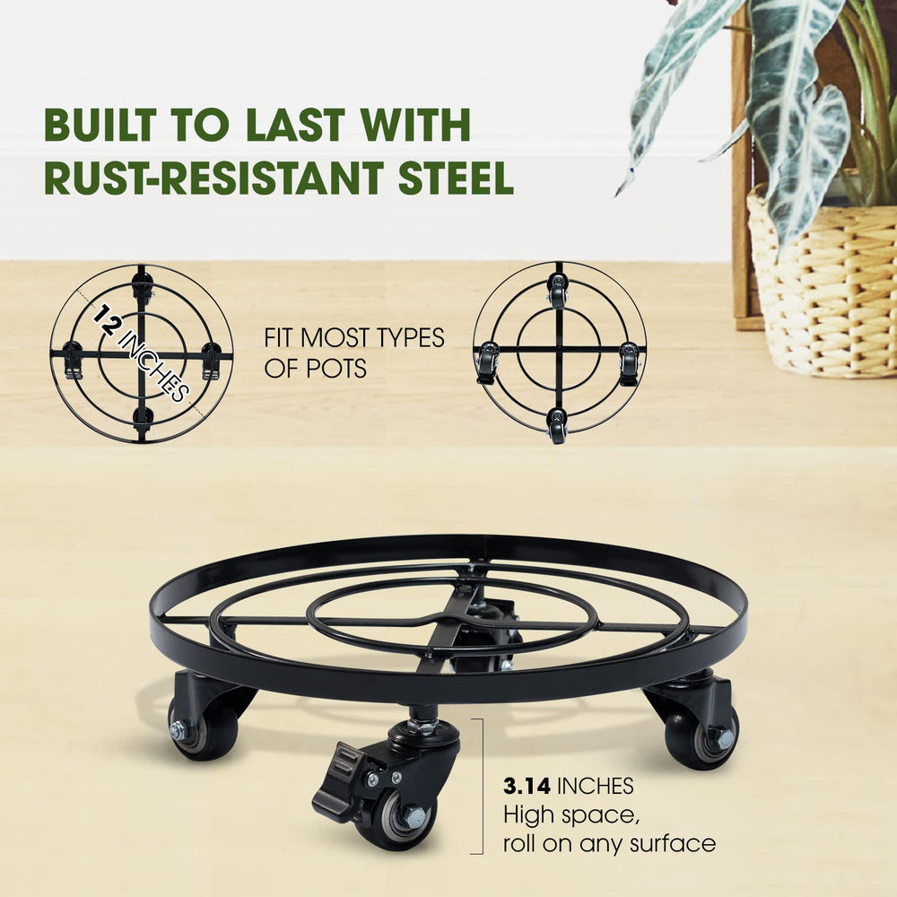IDZO Plant Caddy with heavy household items on it