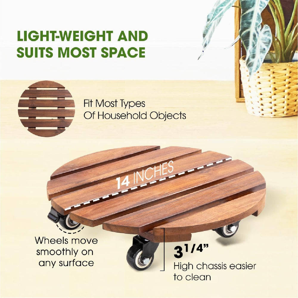 IDZO Plant Caddy with lockable wheels