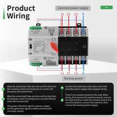 IGEYAPA 63A AC110V Transfer Switch installed in a control panel