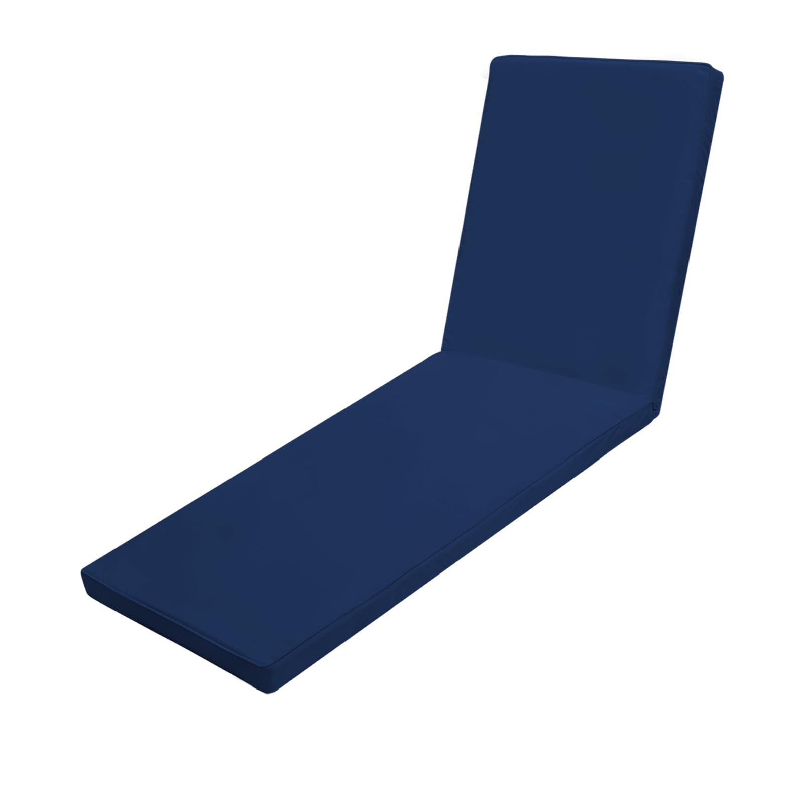 Iheqard Chaise Lounge Cushion Navy Blue front view