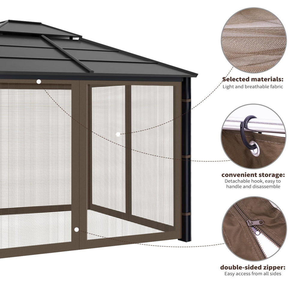 Iheqard mosquito netting package contents including hooks and rings