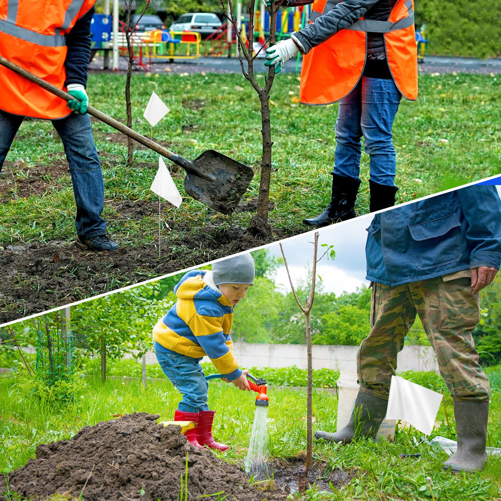 IKAYAS flags used for marking garden plants