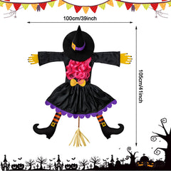 ILLUMINEW Solar Witch embracing a tree, Halloween decoration