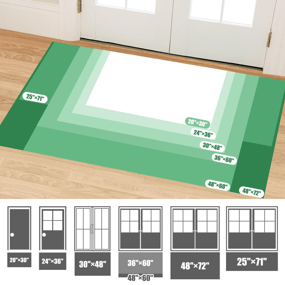 IM HOME Chenille Absorbent Door Mat being machine washed
