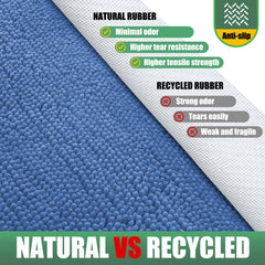 IM HOME Chenille Absorbent Indoor Door Mat in an entryway setting