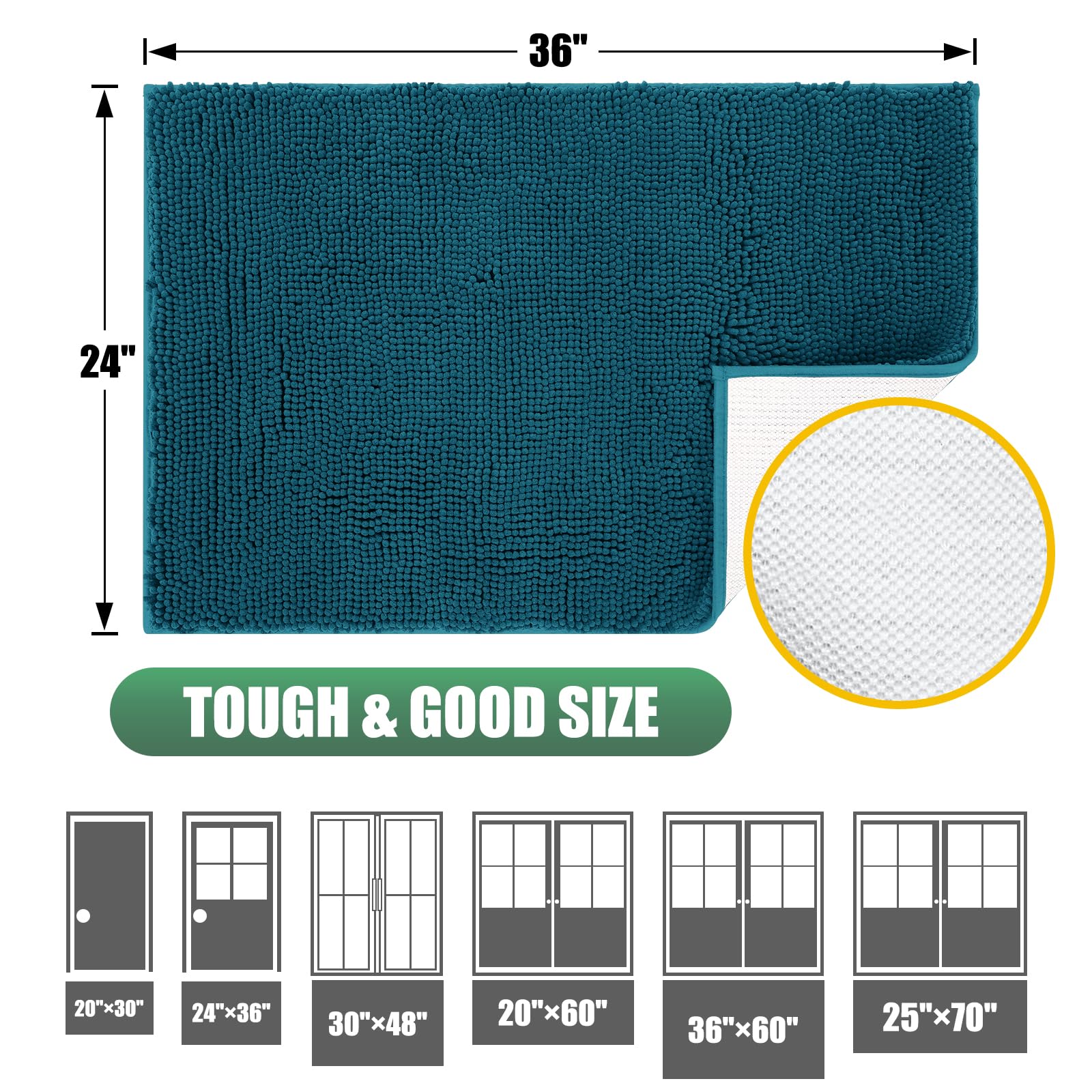 IM HOME indoor door mat being machine washed