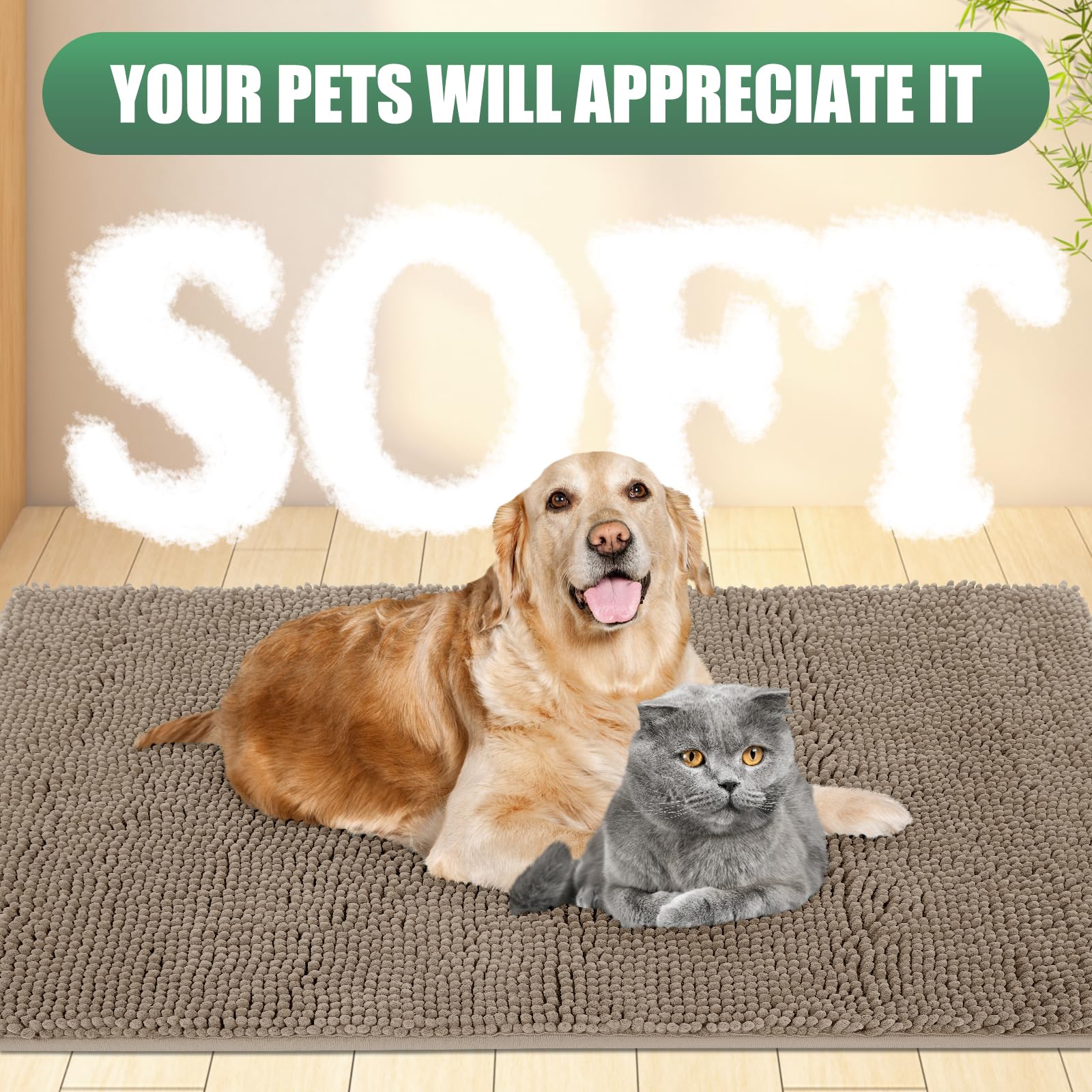 IM HOME Indoor Outdoor Door Mat in entryway