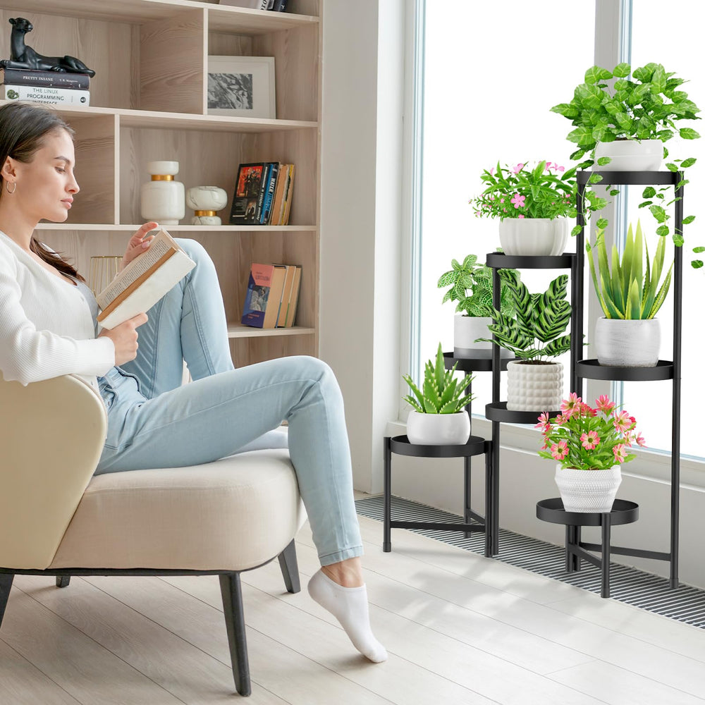 Image showing the plant stand in a garden setting
