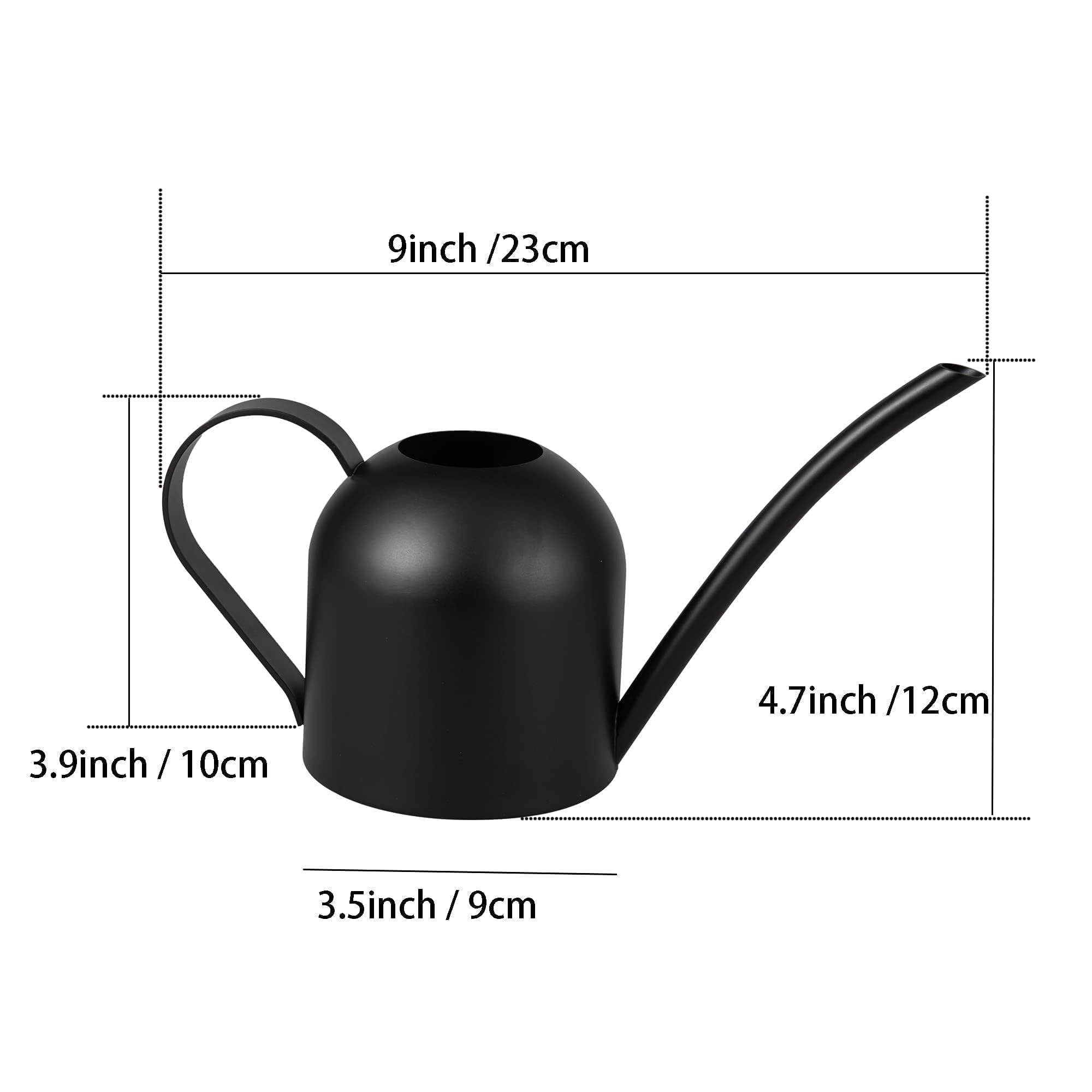 IMEEA Small Watering Can stainless steel material close-up