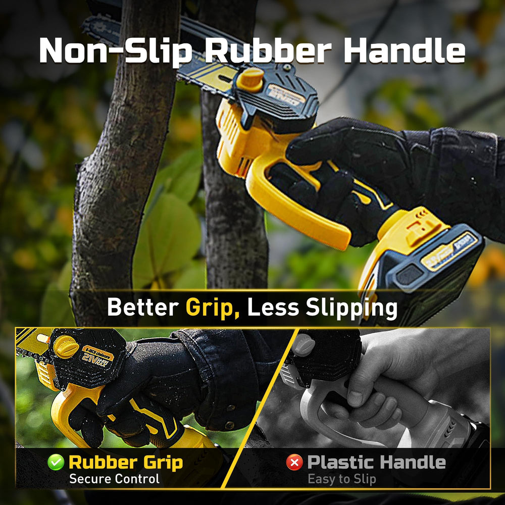 IMOUMLIVE Mini Chainsaw with battery and charger