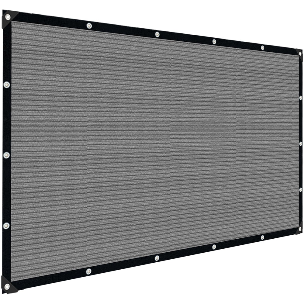 IMSGVIFO Grey Sun Shade Cloth front view 10x10FT