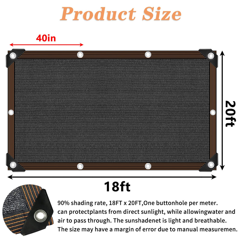 IMSGVIFO Shade Cloth grommets detail