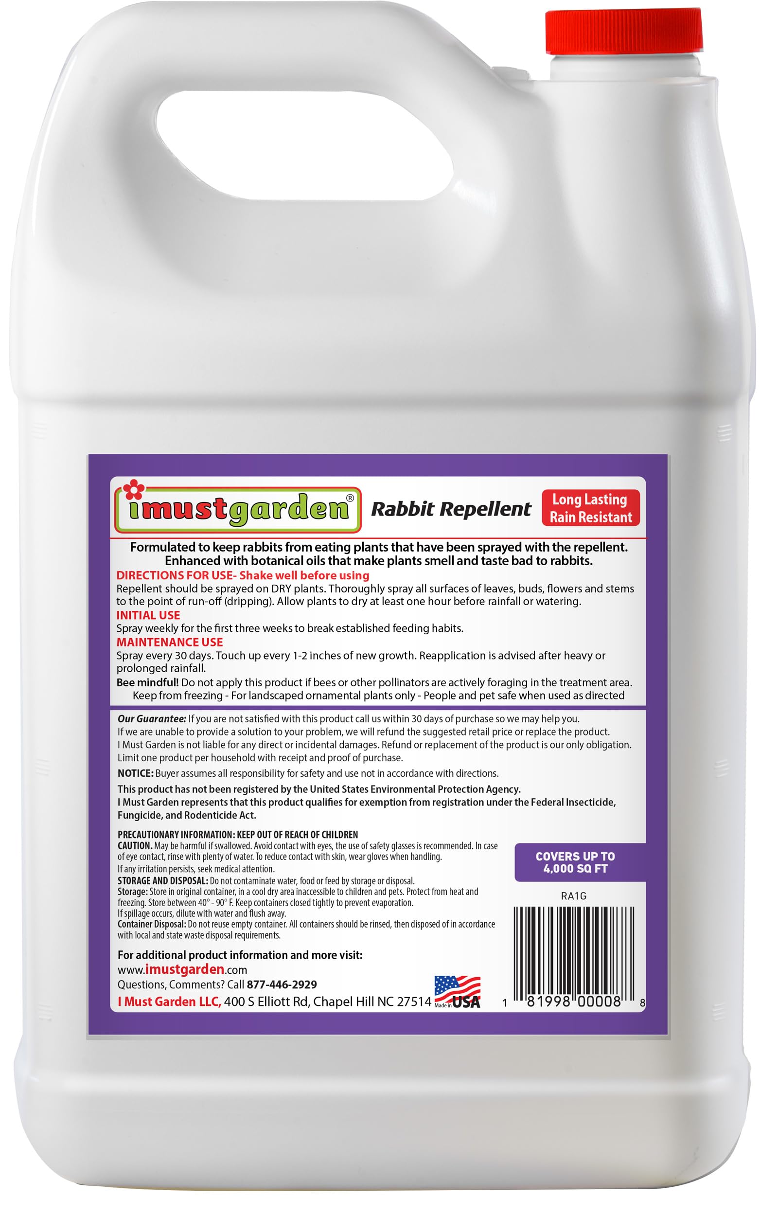 IMUSTGARDEN Rabbit Repellent aerosol spray nozzle